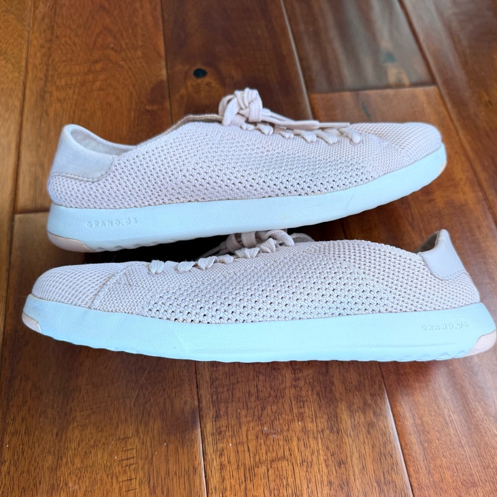 Cole Haan GrandPro women’s 8.5 pink lace-up sneaker mesh shoes - Picture 6 of 8